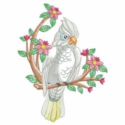 Cute Parrots 2 08(Md) machine embroidery designs