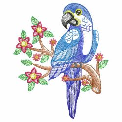 Cute Parrots 2 09(Md) machine embroidery designs