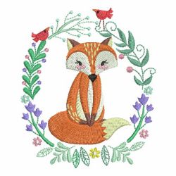 Spring Woodland Animals machine embroidery designs