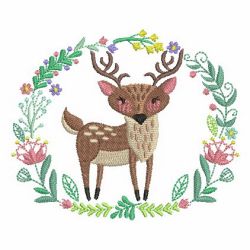 Spring Woodland Animals 04 machine embroidery designs