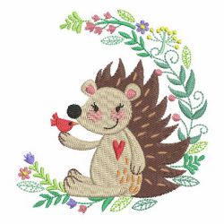 Spring Woodland Animals 06 machine embroidery designs