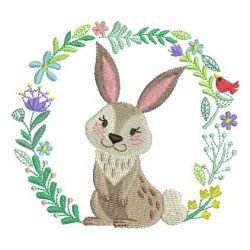 Spring Woodland Animals 07 machine embroidery designs