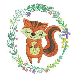 Spring Woodland Animals 08 machine embroidery designs