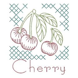 Vintage Fruit 07(Lg) machine embroidery designs