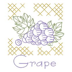 Vintage Fruit 10(Lg) machine embroidery designs