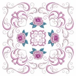 Sweet Roses Quilt 09(Md) machine embroidery designs