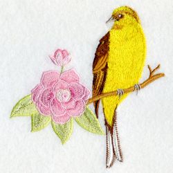 Alabama Bird And Flower 03 machine embroidery designs