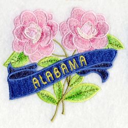 Alabama Bird And Flower 07 machine embroidery designs