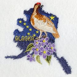 Alaska Bird And Flower 06