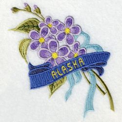 Alaska Bird And Flower 07 machine embroidery designs