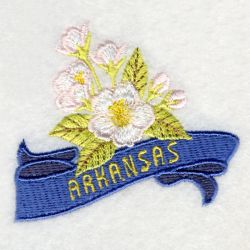 Arkansas Bird And Flower 07 machine embroidery designs