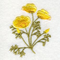 California Bird And Flower 01 machine embroidery designs