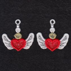 FSL Heart Earrings 01 machine embroidery designs