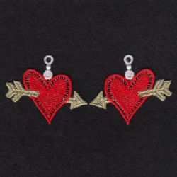 FSL Heart Earrings 09 machine embroidery designs