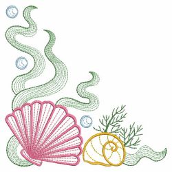 Sea Love Corner 09(Md) machine embroidery designs