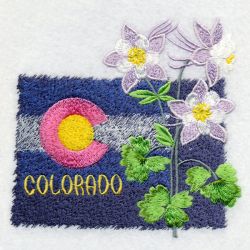 Colorado Bird And Flower 06 machine embroidery designs