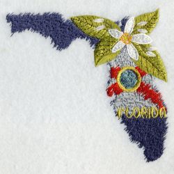 Florida Bird And Flower 06 machine embroidery designs