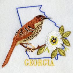 Georgia Bird And Flower 05