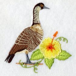Hawaii Bird And Flower 03 machine embroidery designs