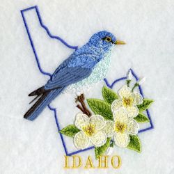 Idaho Bird And Flower 05 machine embroidery designs