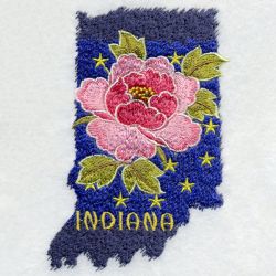 Indiana Bird And Flower 06 machine embroidery designs
