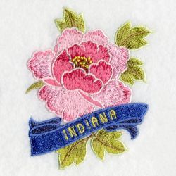 Indiana Bird And Flower 07 machine embroidery designs