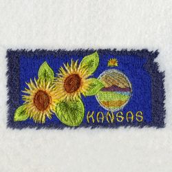 Kansas Bird And Flower 06 machine embroidery designs