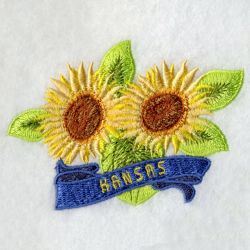 Kansas Bird And Flower 07 machine embroidery designs