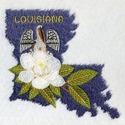 Louisiana Bird And Flower 06
