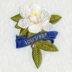Louisiana Bird And Flower 07 machine embroidery designs