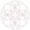 Trapunto Medallion Quilt 07(Md)