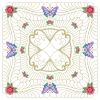 Trapunto Butterfly Feather Quilt 10(Md)