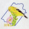 Iowa Bird And Flower 05