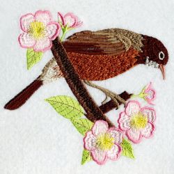 Michigan Bird And Flower 03 machine embroidery designs