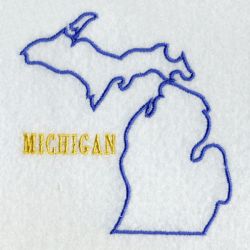 Michigan Bird And Flower 04 machine embroidery designs