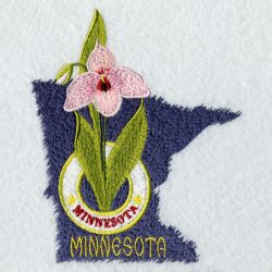 Minnesota Bird And Flower 06 machine embroidery designs