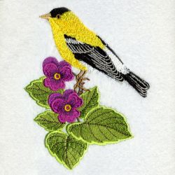 New Jersey Bird And Flower 03 machine embroidery designs