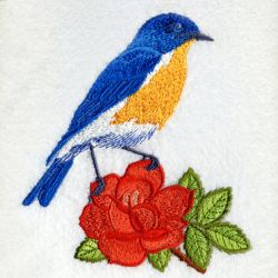 New York Bird And Flower 03 machine embroidery designs