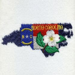 North Carolina Bird And Flower 06 machine embroidery designs