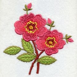 North Dakota Bird And Flower machine embroidery designs