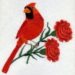Ohio Bird And Flower 03 machine embroidery designs