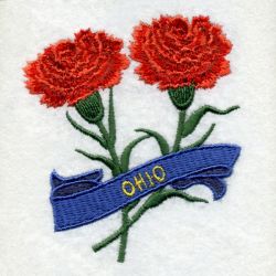 Ohio Bird And Flower 07 machine embroidery designs