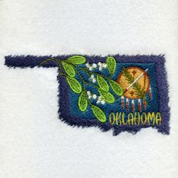 Oklahoma Bird And Flower 06 machine embroidery designs