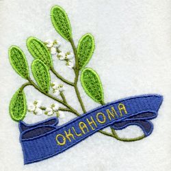 Oklahoma Bird And Flower 07 machine embroidery designs