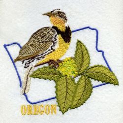 Oregon Bird And Flower 05