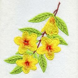 South Carolina Bird And Flower 01 machine embroidery designs