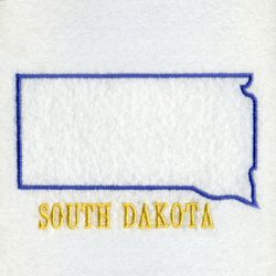 South Dakota Bird And Flower 04 machine embroidery designs