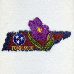 Tennessee Bird And Flower 06 machine embroidery designs