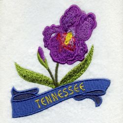 Tennessee Bird And Flower 07 machine embroidery designs