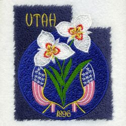 Utah Bird And Flower 06 machine embroidery designs